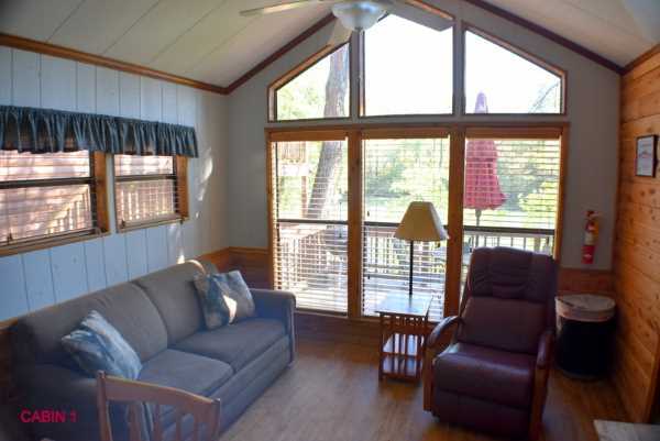 Cabin 1 Living Room