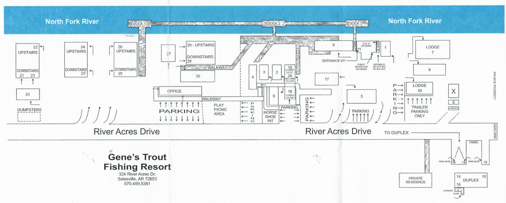 2017 cabin map